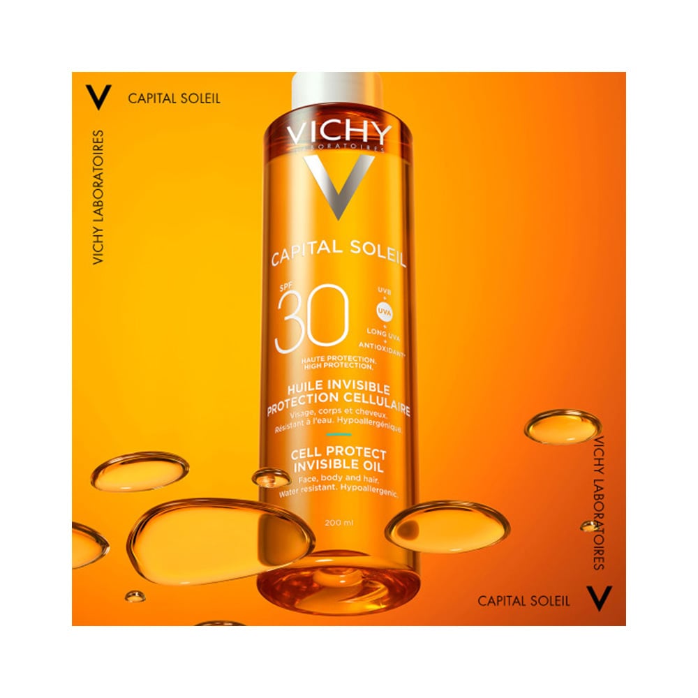 VICHY - CAPITAL SOLEIL Cell Protect Invisible Oil SPF30 - 200ml